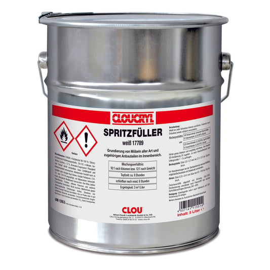 Cloucryl Spray Filler - 5L