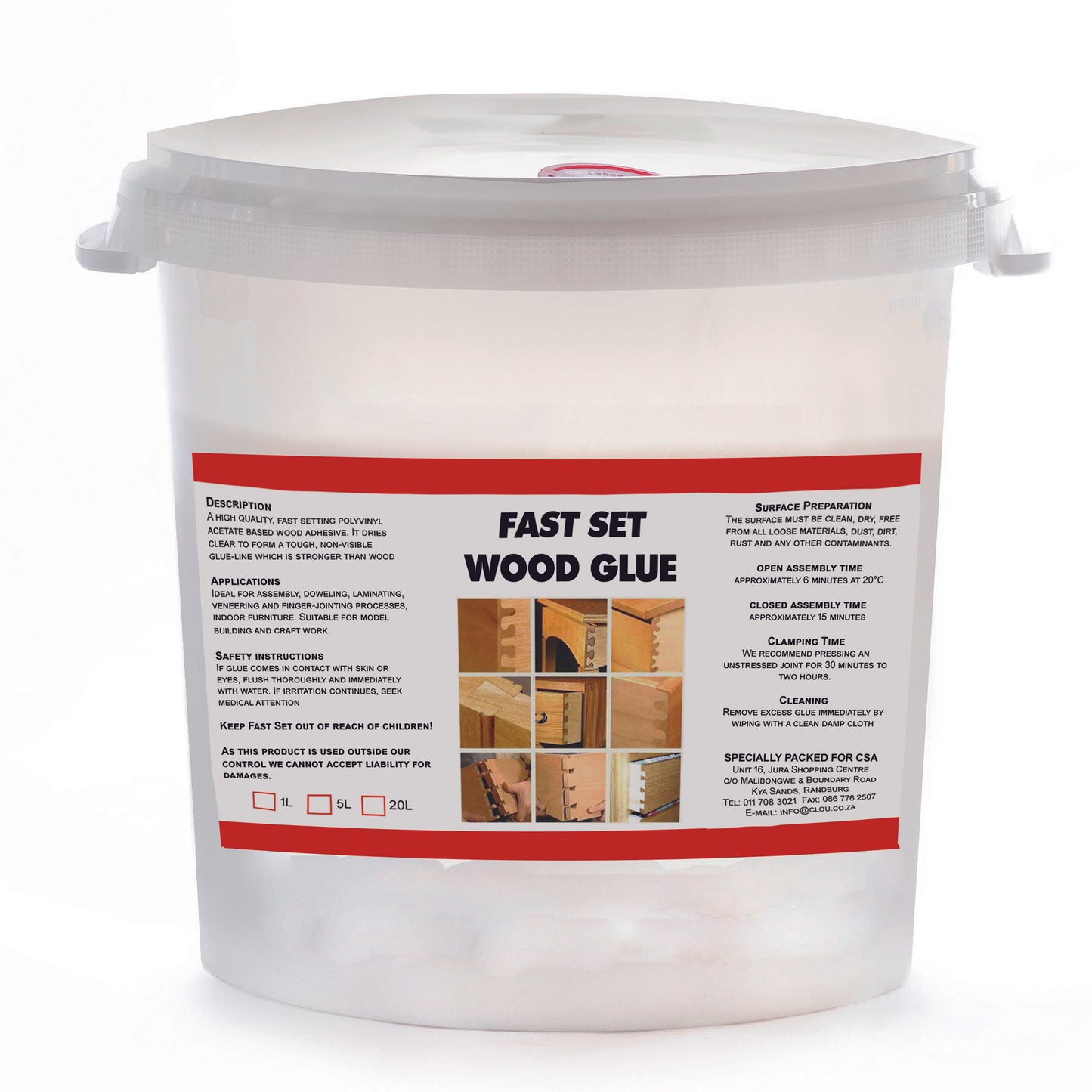 Clou Fast Set Wood Glue  - 5kg