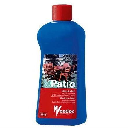 Woodoc Patio - Wood Cleaning and Maintenance Wax for Exterior Wood - 1L