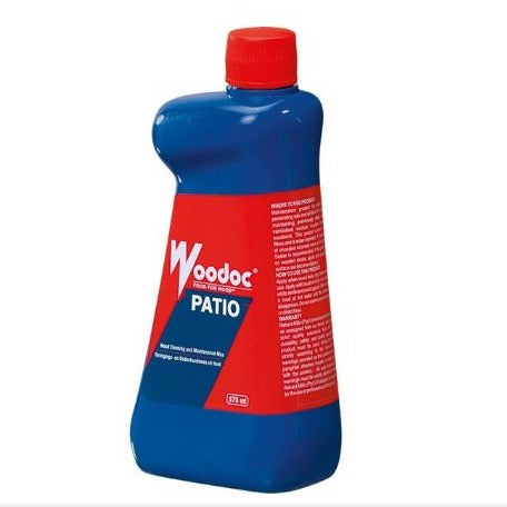 Woodoc Patio - Wood Cleaning and Maintenance Wax for Exterior Wood - 375ml